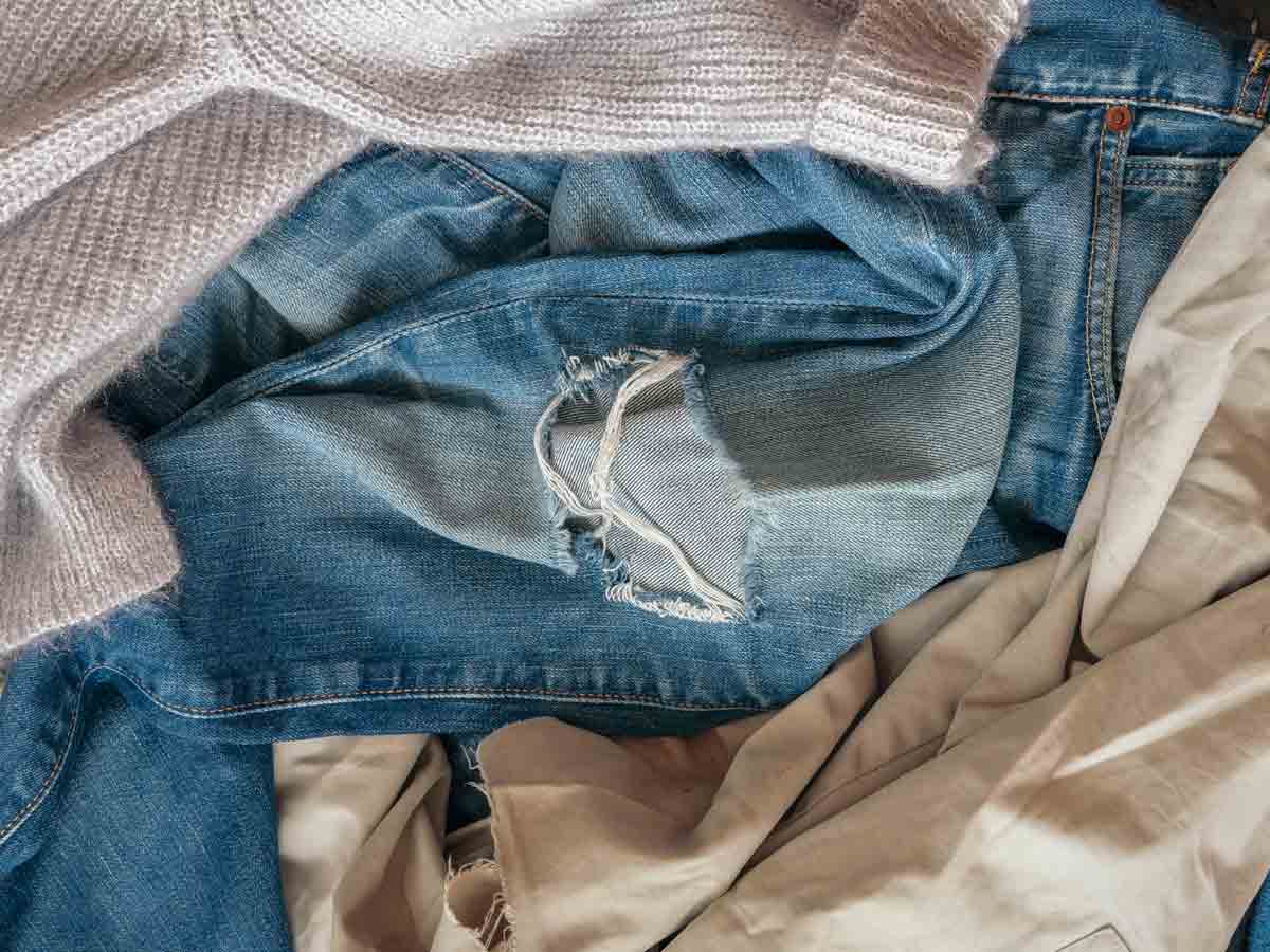Massively Distressed Clothing