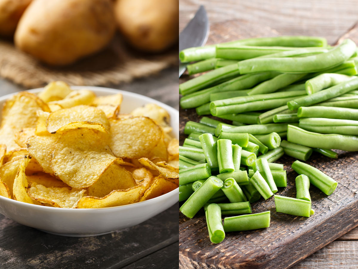 Replace Chips with Green Beans