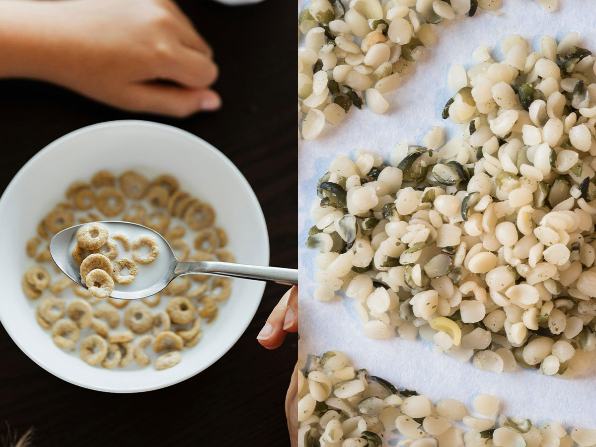 Replace Cereal with Hemp Hearts