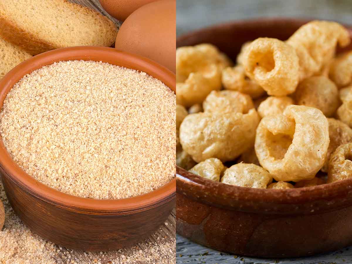 Replace Breadcrumbs with Pork Rinds