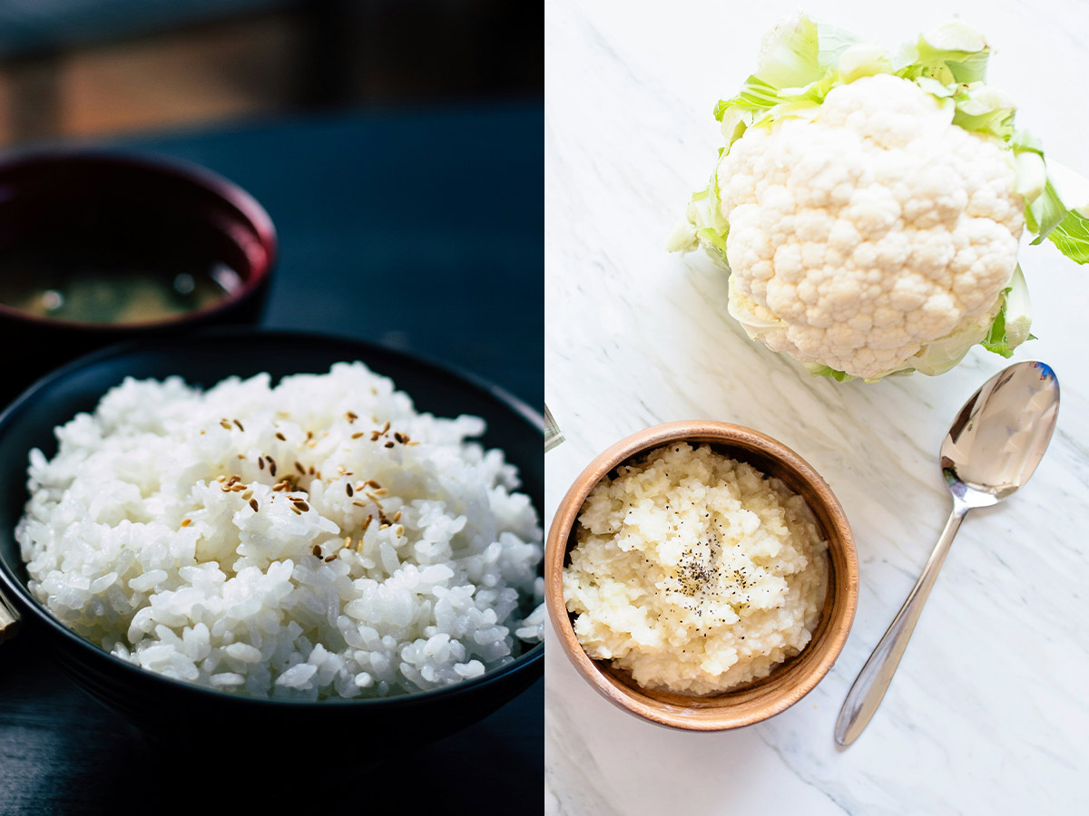 Replace Rice with Cauliflower