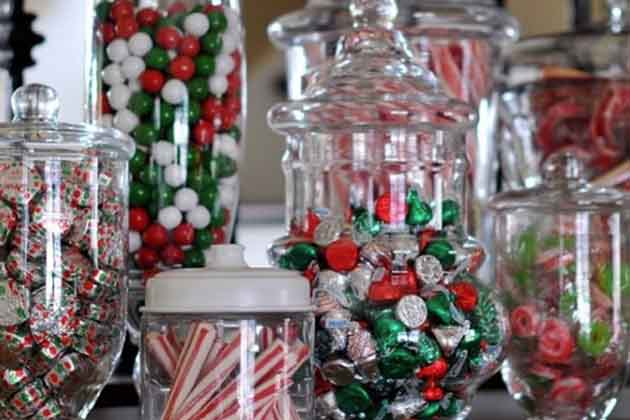 Clear Candy Jars