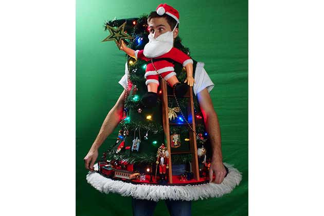The Human Christmas Tree
