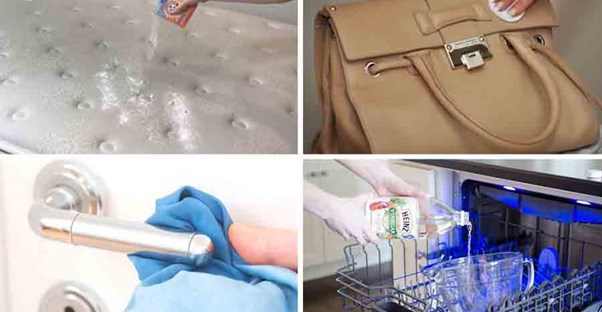 purse mattress dishwasher and doorknob