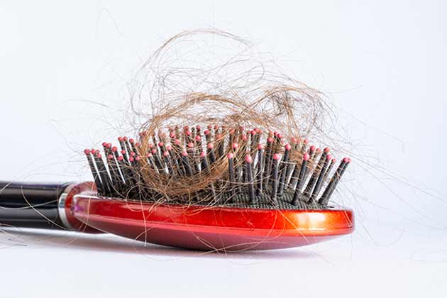 Forgetting to Clean the Hairbrush