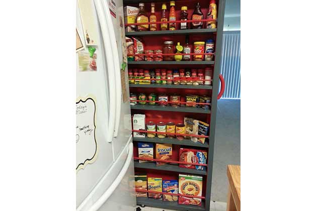 Get a rollout pantry.