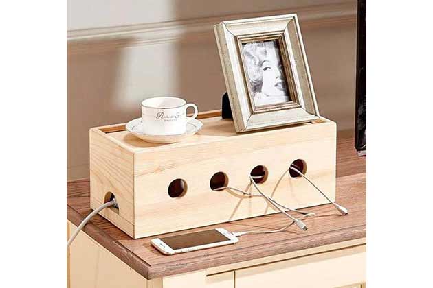 Store your charging cables.