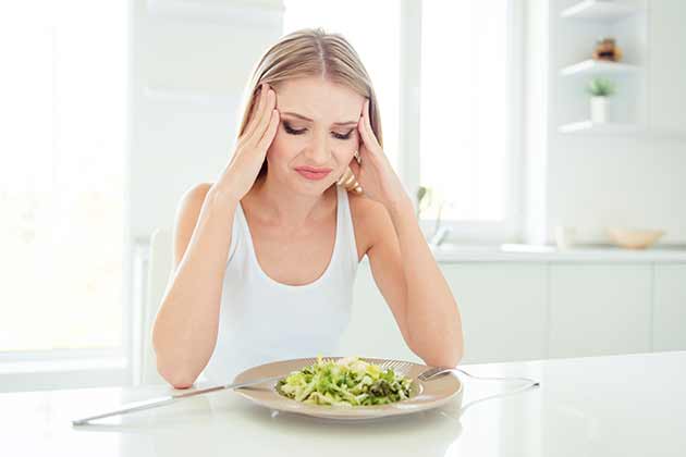 Starving because the nausea won’t go away.