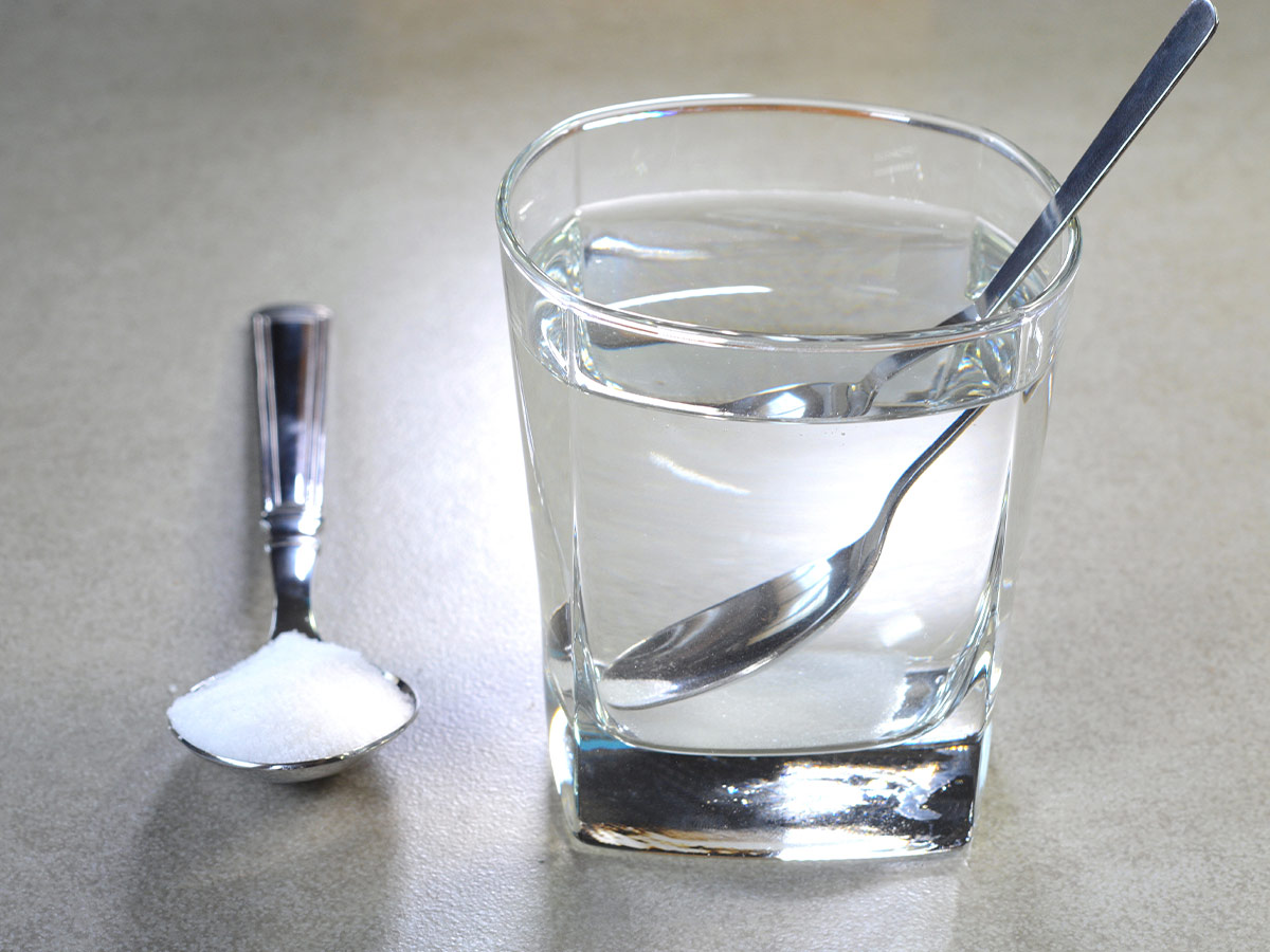 Salt Water for Sore Throats