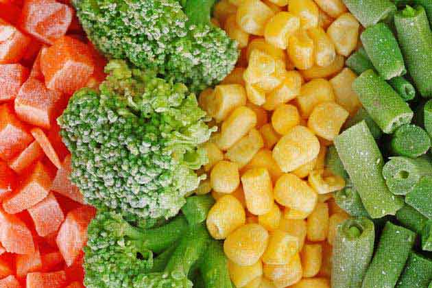 Frozen Fruits and Vegetables