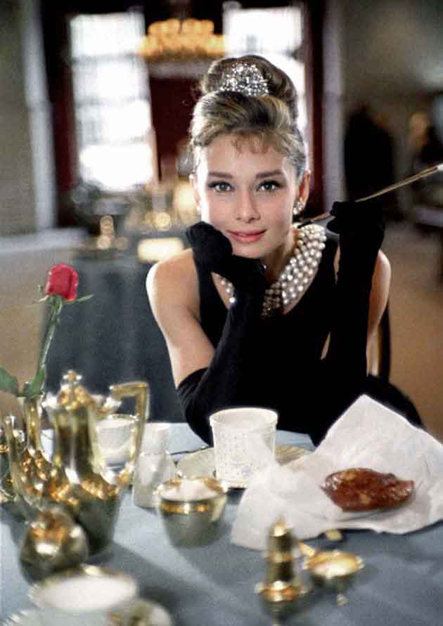 Audrey Hepburn's Classic Up-Do