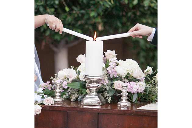 Lighting the Unity Candle