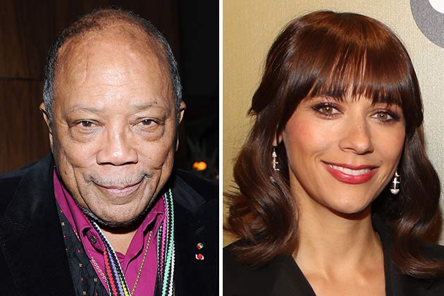 Quincy Jones and Rashida Jones