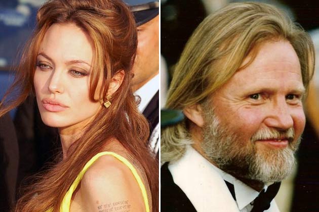 Angelina Jolie and Jon Voight