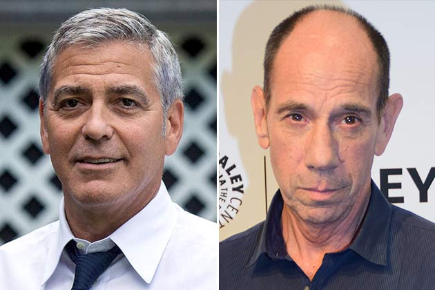 George Clooney and Miguel Ferrer