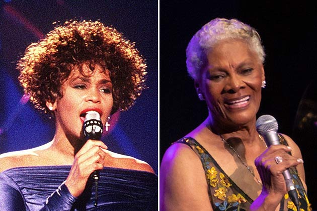 Whitney Houston and Dionne Warwick