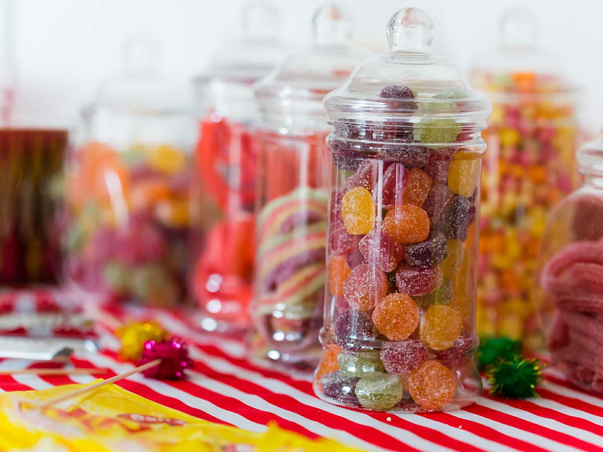 Store Candy in Glass Jars