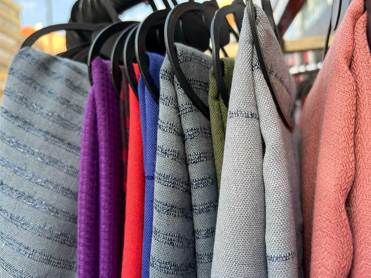 Use Shower Curtain Rings for Scarves