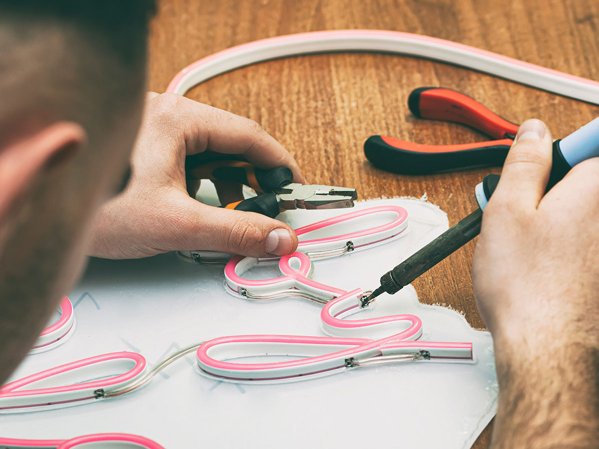 Create Your Own Lighted Letters