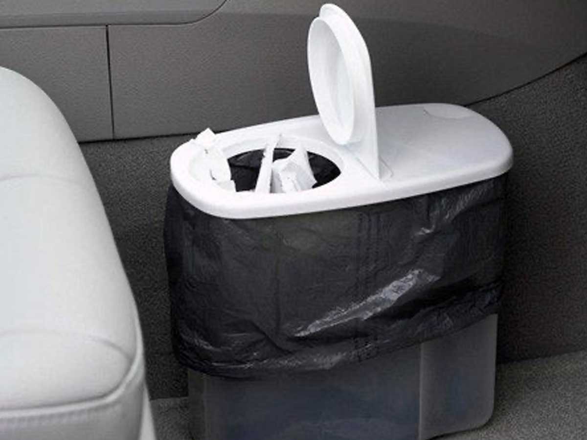 Make a Car Trash Bin with a Cereal Container