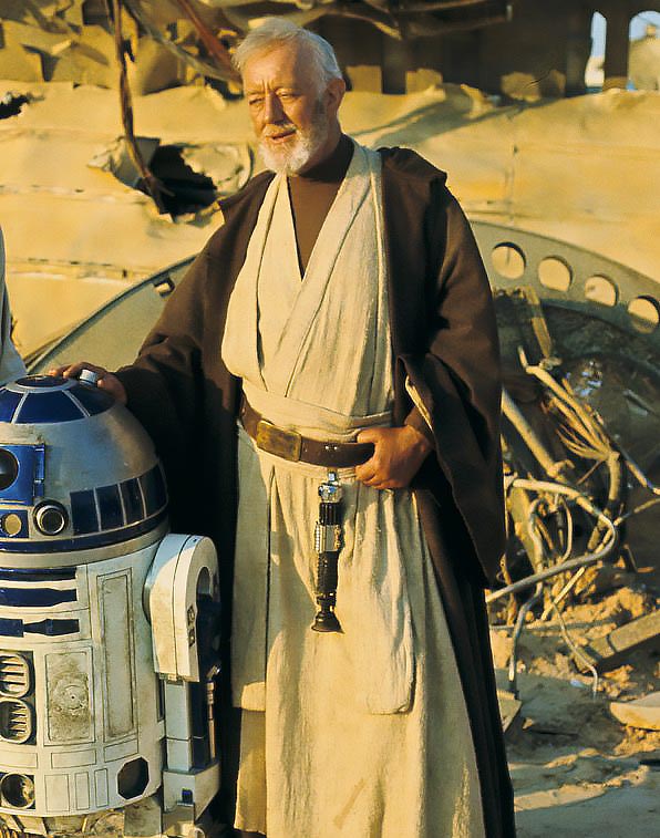 Alec Guinness in the Star Wars