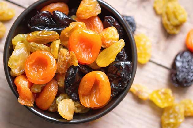 Not This: Dried Fruit