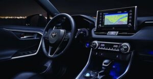 the interior of a new 2019 toyota rav4