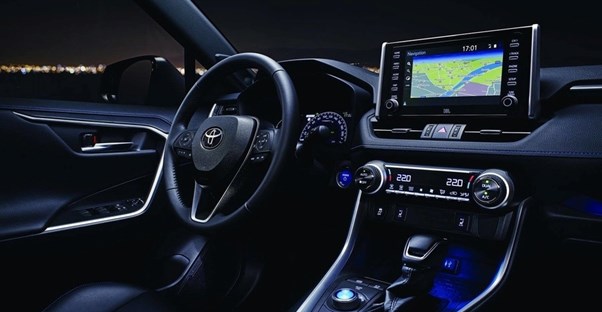 the interior of a new 2019 toyota rav4