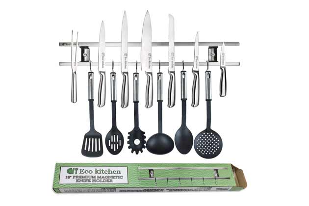 Use a Magnetic Strip for Knives