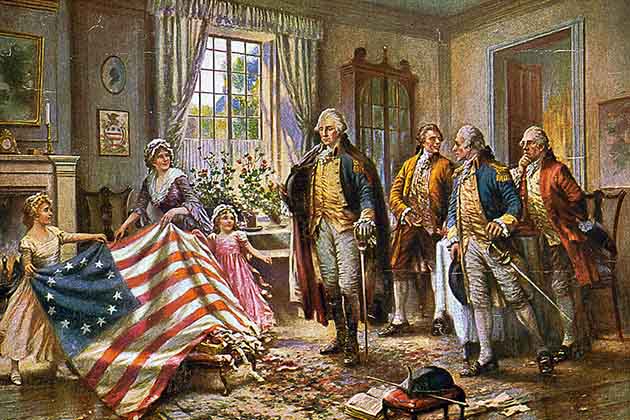 Betsy Ross Sewed the First American Flag