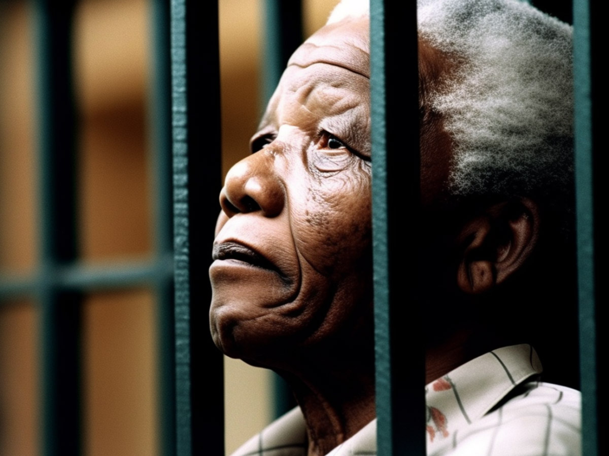 Nelson Mandela Died in Prison in the 1980s