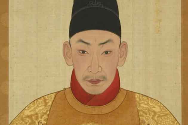 The Zhengde Emperor of China
