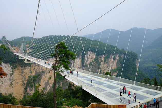 Zhangijajie Glass Bridge, China