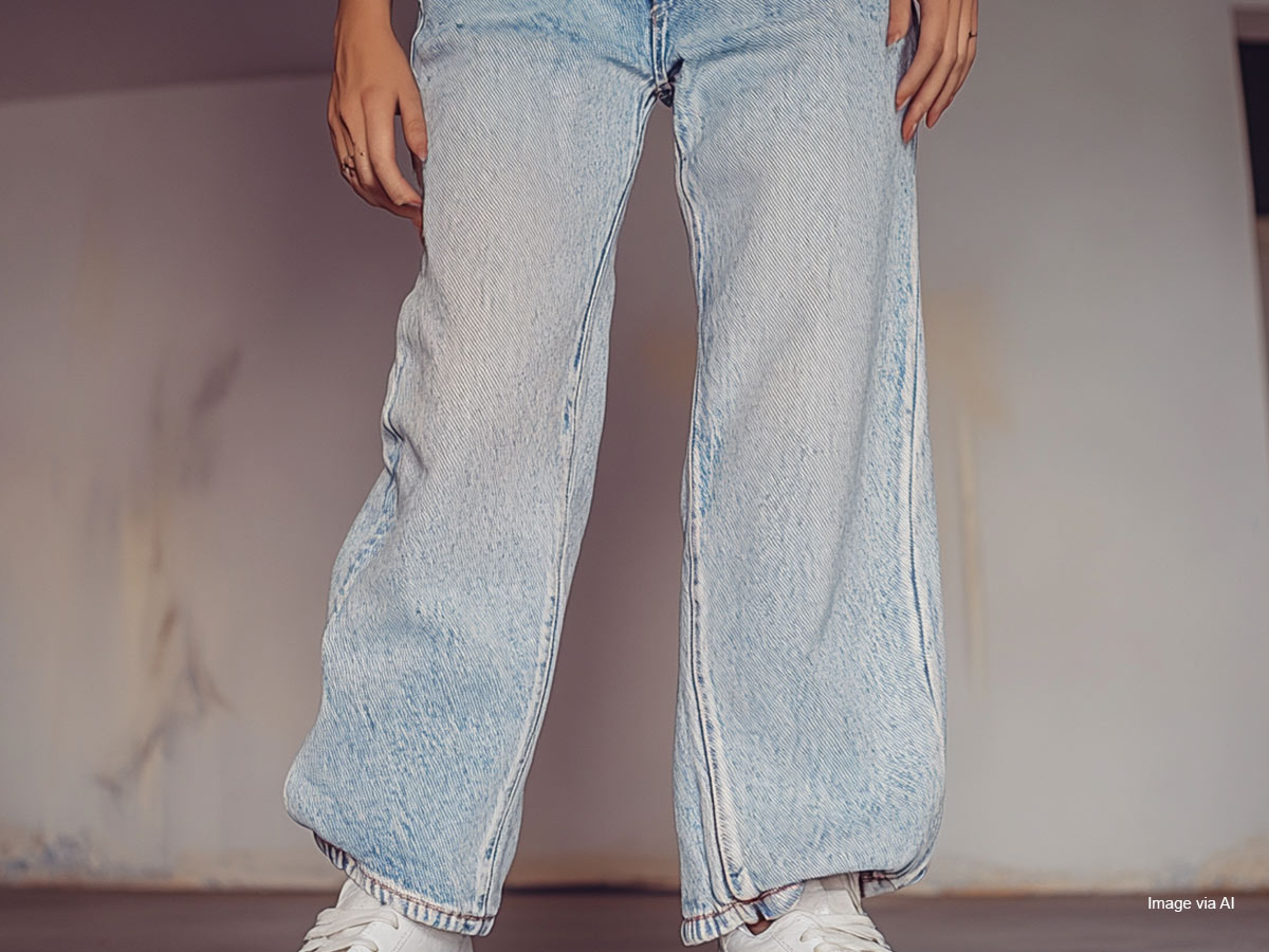 Acid-Washed Jeans