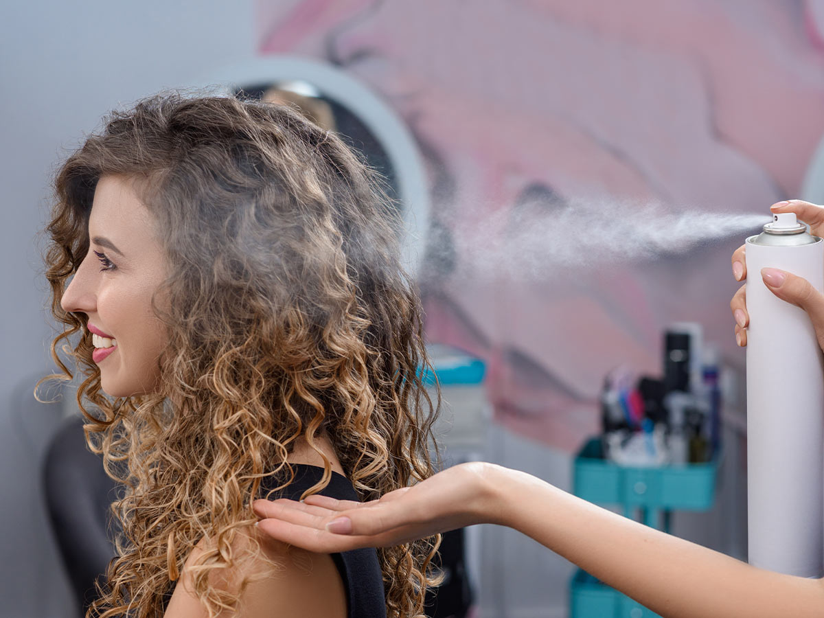 Use a Soft-Hold Hairspray
