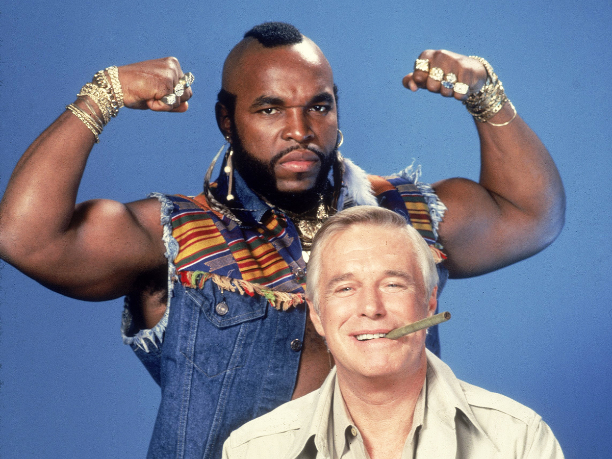 George Peppard and Mr. T (The A-Team)