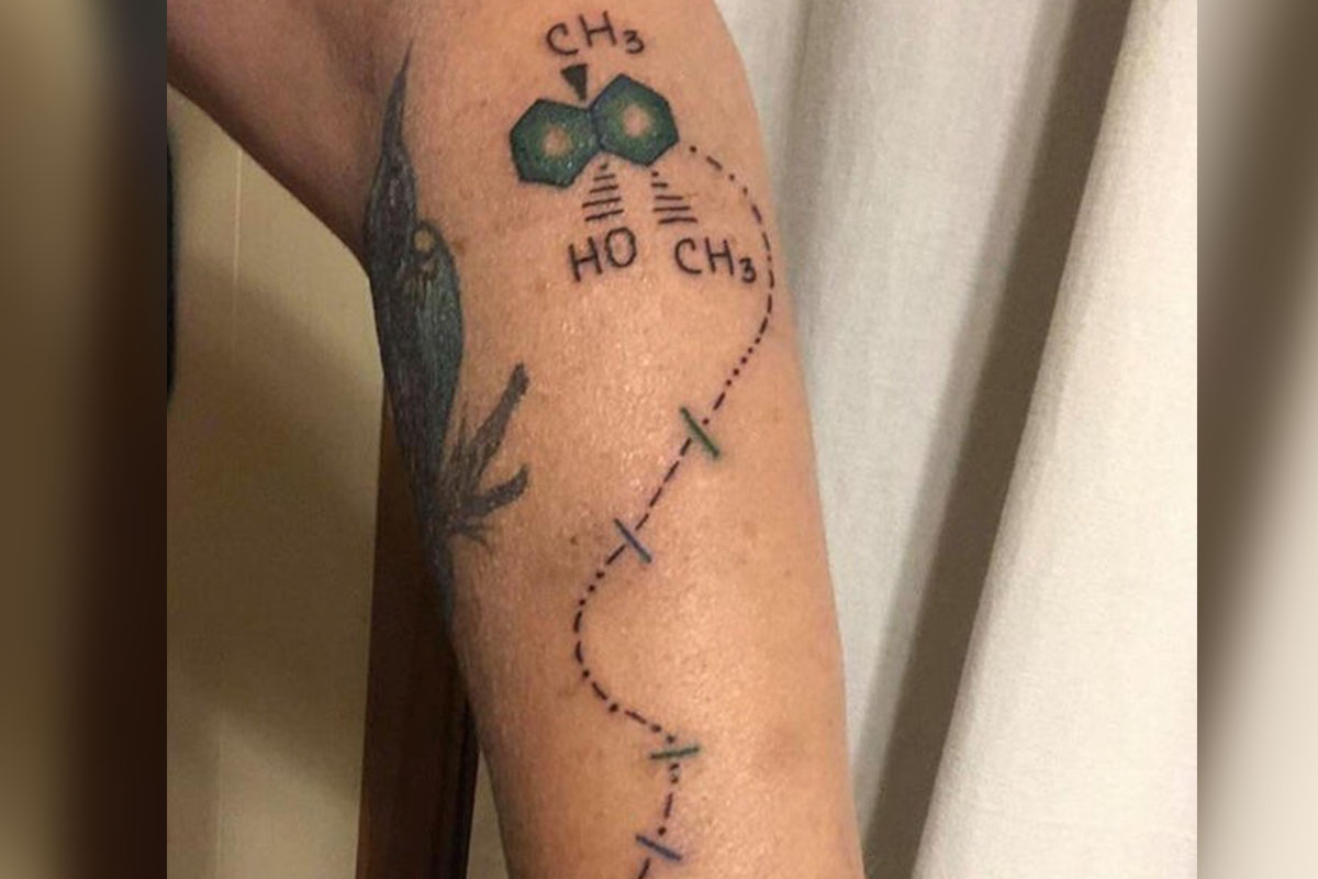 A tattoo so smart that it's incredibly dumb