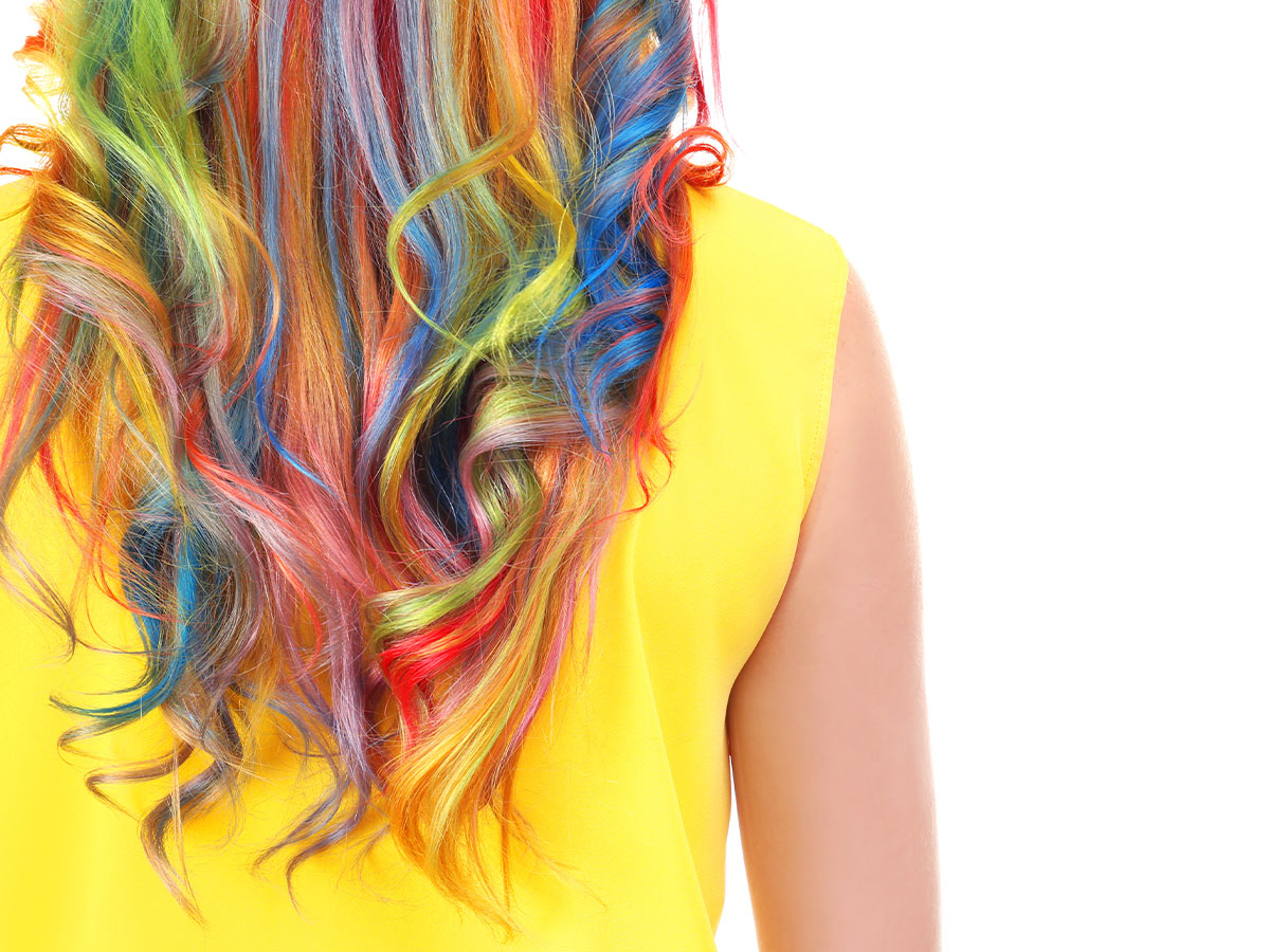Hidden Rainbow Hair