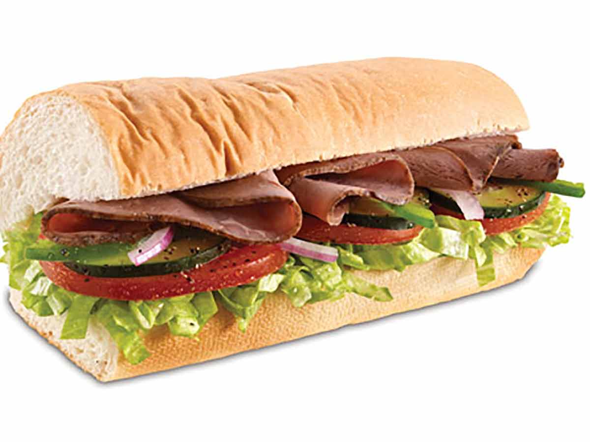 Subway Roast Beef