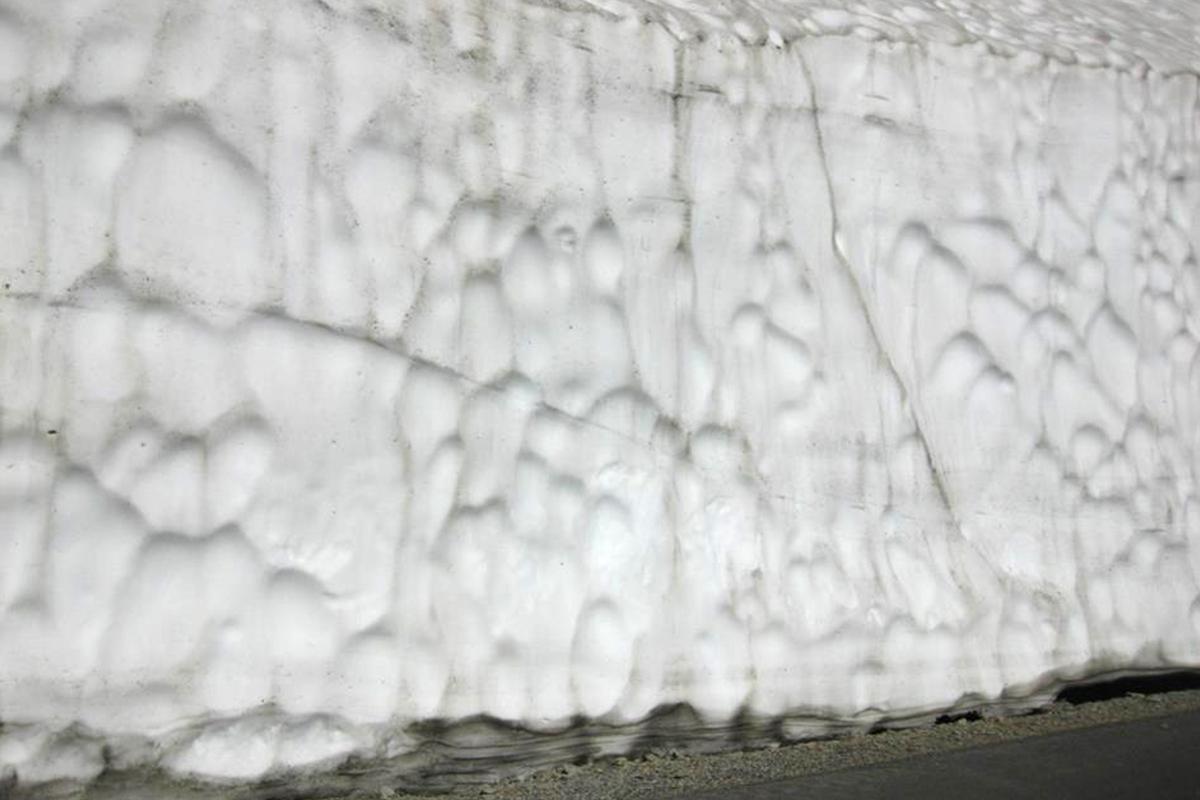 Snow Feels Hallow and Cracks