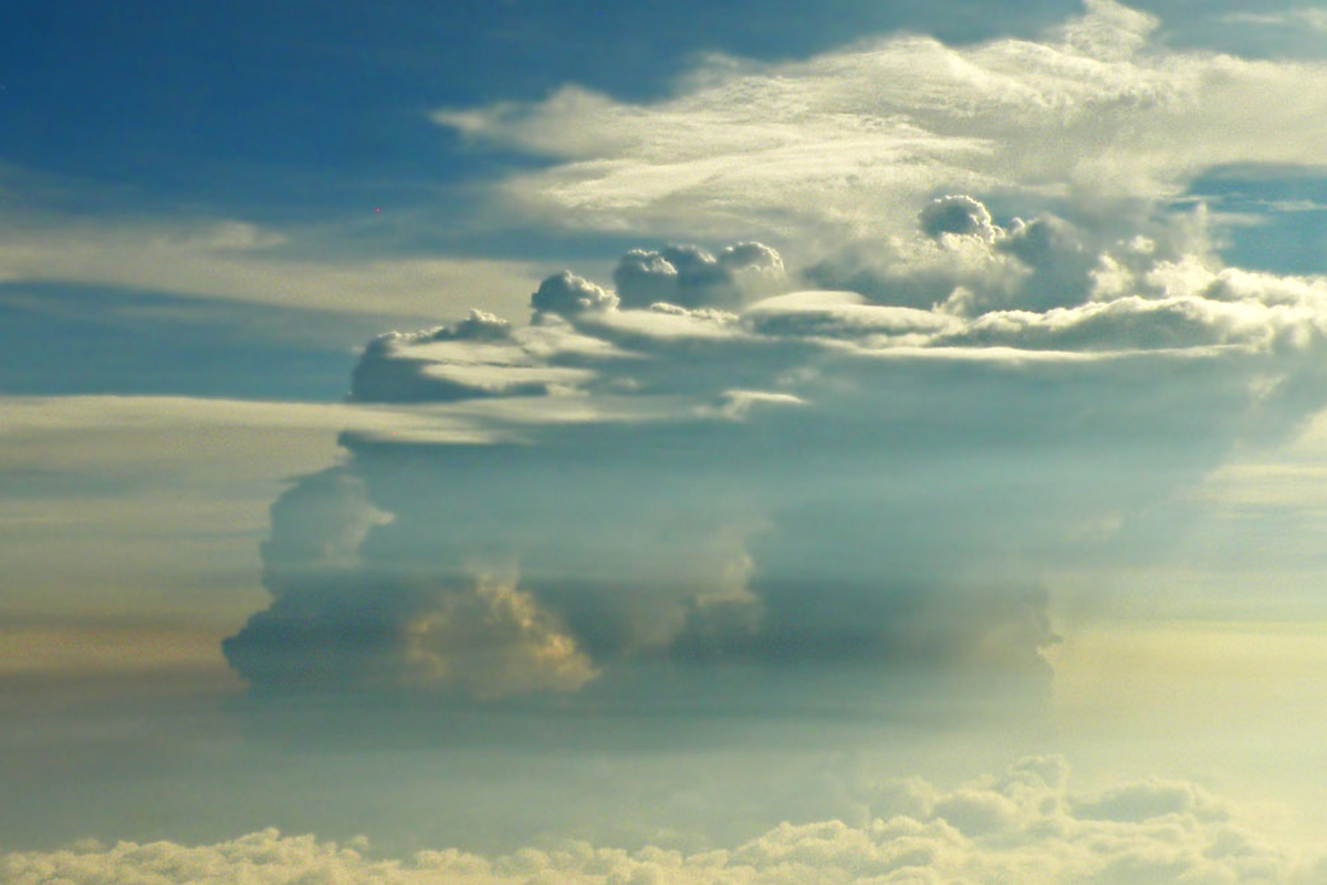Clouds are Growing Tall and Dense