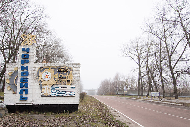 Chernobyl Town Sign