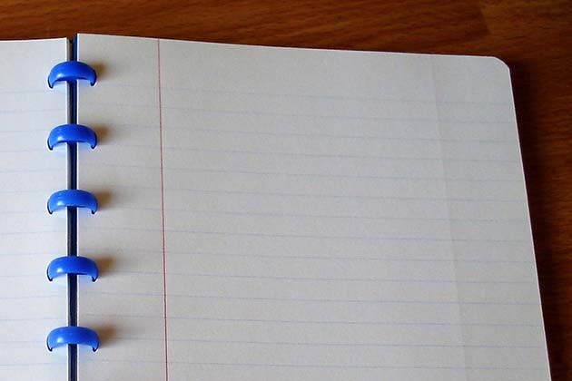 The Margin on Notebook Paper
