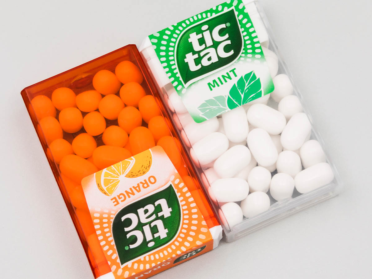 The Indentation on Tic Tac Lids