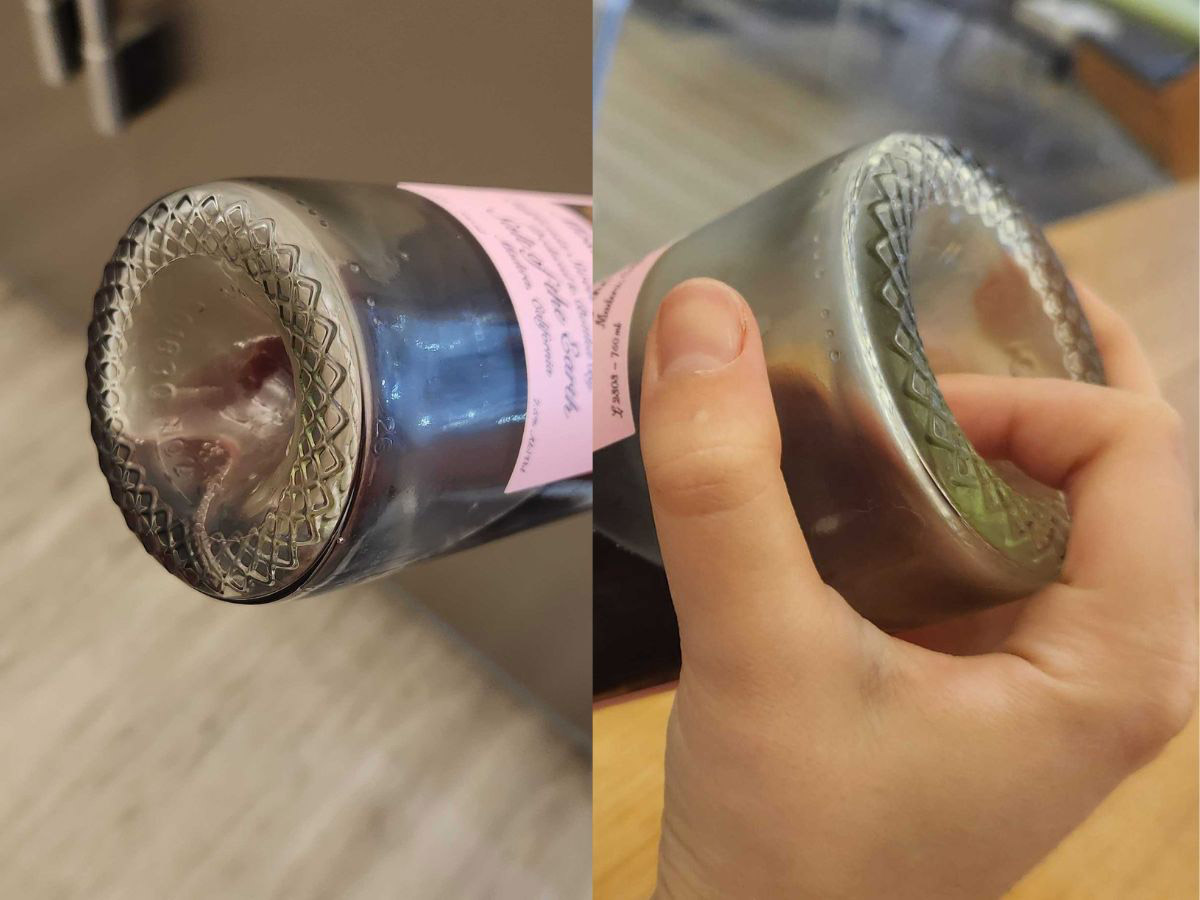 The Indentation at the Bottom of Champagne Bottles