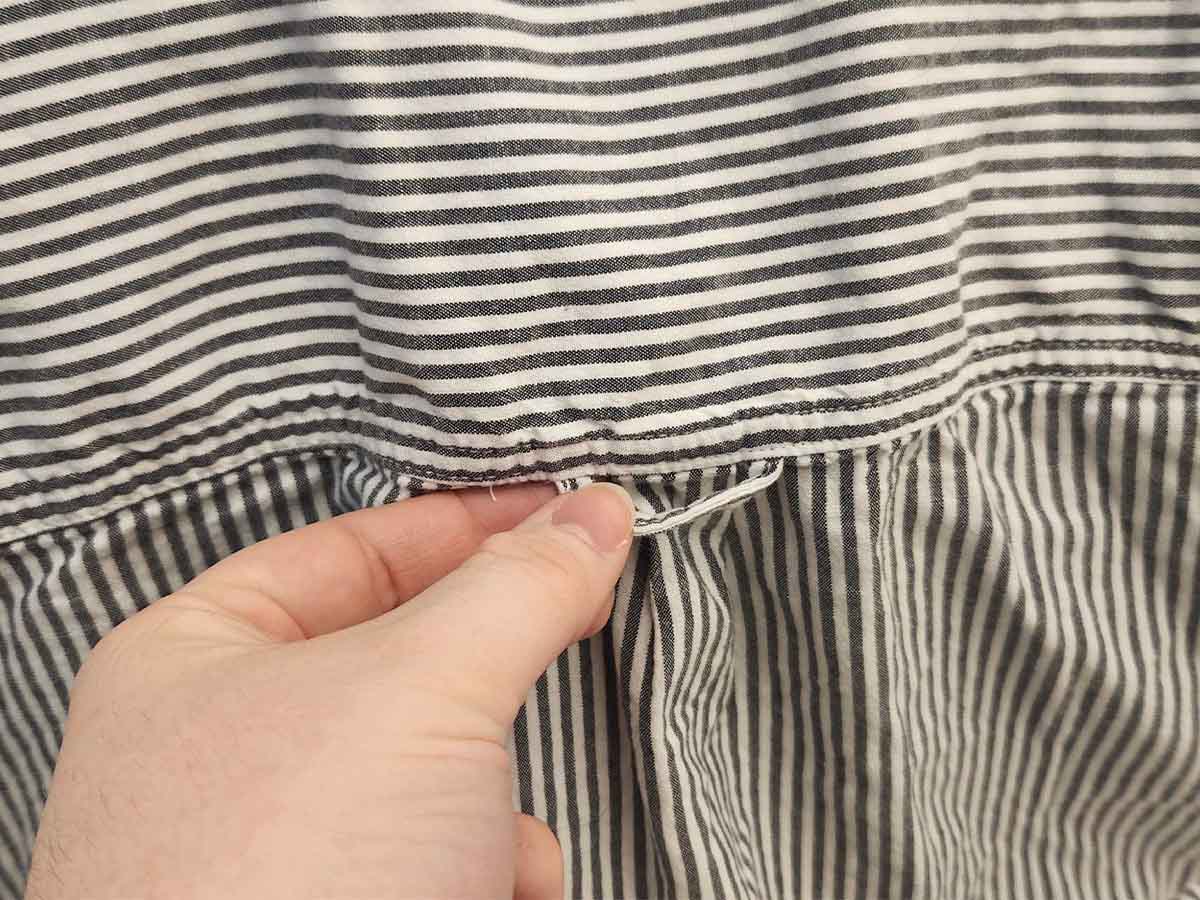 The Loop on the Back of a Shirt