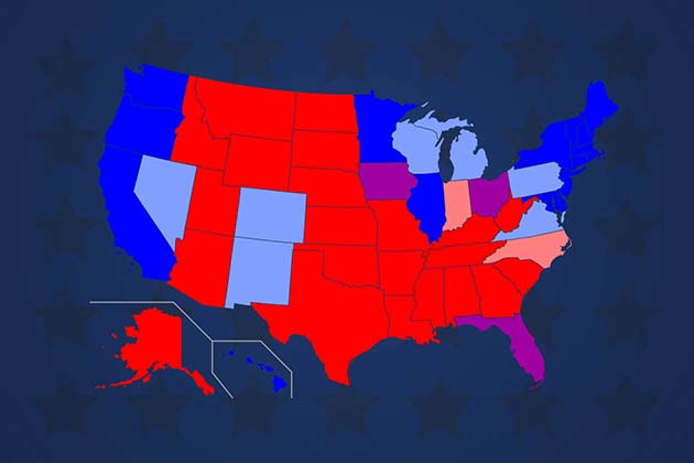 Red States vs. Blue States