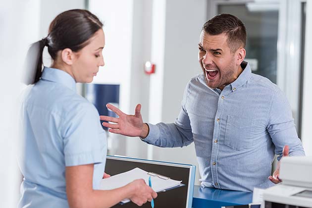 Being Disrespectful to Staff