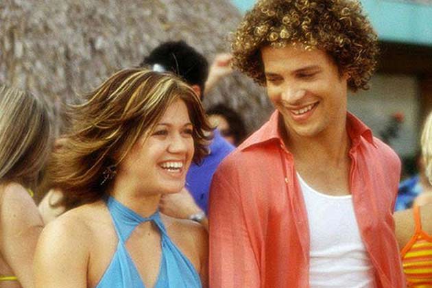 Kelly Clarkson and Justin Guarini