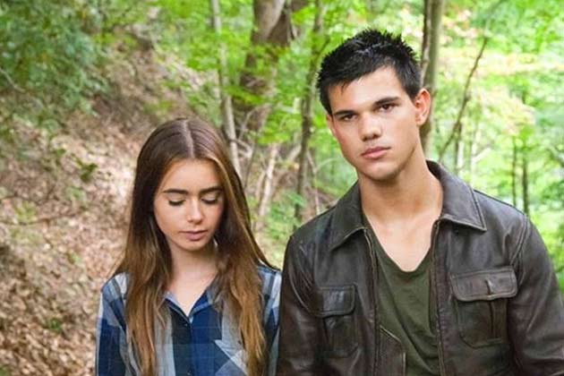 Taylor Lautner and Lily Collins
